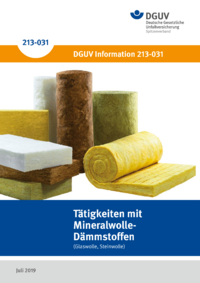 Dokument T&auml;tigkeiten mit Mineralwolle-D&auml;mmstoffen (Glaswolle, Steinwolle)