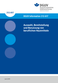 Dokument Auswahl, Bereitstellung und Benutzung von beruflichen Hautmitteln