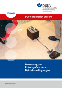Dokument Bewertung der Rutschgefahr unter Betriebsbedingungen