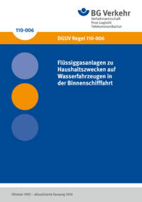Dokument Fl&uuml;ssiggasanlagen zu Haushaltszwecken auf Wasserfahrzeugen in der Binnenschifffahrt