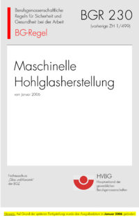 Dokument Maschinelle Hohlglasherstellung