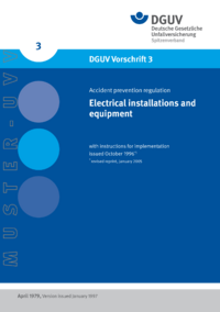 Dokument Electrical installations and equipment