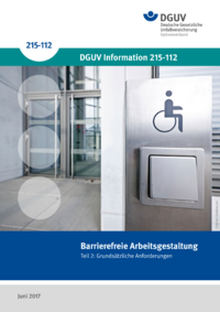 Dokument Barrierefreie Arbeitsgestaltung - Teil II: Grunds&auml;tzliche Anforderungen
