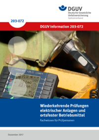 Dokument Wiederkehrende Pr&uuml;fungen elektrischer Anlagen und ortsfester Betriebsmittel &mdash; Fachwissen f&uuml;r Pr&uuml;fper