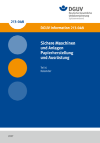 Dokument Sichere Maschinen und Anlagen - Teil 6 Kalander