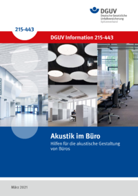 Dokument Akustik im B&uuml;ro - Hilfen f&uuml;r die akustische Gestaltung von B&uuml;ros