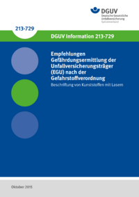 Dokument Empfehlungen Gef&auml;hrdungsermittlung der Unfallversicherungstr&auml;ger (EGU) nach der Gefahrstoffverordnun