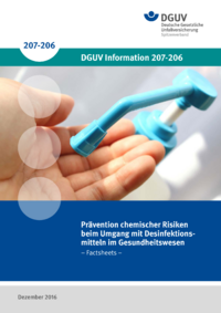 Dokument Pr&auml;vention chemischer Risiken beim Umgang mit Desinfektionsmitteln im Gesundheitswesen