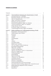 Dokument Inhaltsverzeichnis