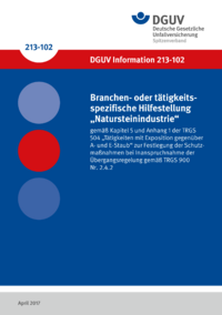 Dokument Branchen- oder t&auml;tigkeitsspezifische Hilfestellung 