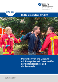 Dokument Pr&auml;vention von und Umgang mit &Uuml;bergriffen auf Einsatzkr&auml;fte der Rettungsdienste und der Feuerwehr