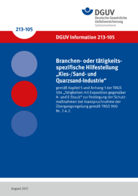 Dokument Branchen- oder t&auml;tigkeitsspezifische Hilfestellung 