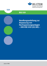 Dokument Handlungsanleitung zur Anpassung von Hochspannungsanlagen - DIN VDE 0101 (05/89) -