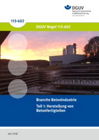 Dokument Branche Betonindustrie Teil 1: Herstellung von Betonfertigteilen