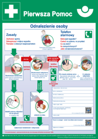 Dokument Erste Hilfe (Plakat, DIN A2, polnisch) Pierwsza Pomoc