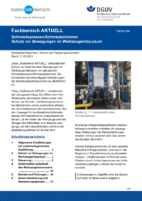 Dokument FBHM-089: Schmiedepressen/Schmiedeh&auml;mmer Schutz vor Bewegungen im Werkzeugeinbauraum