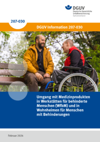 Dokument Umgang mit Medizinprodukten in Werkst&auml;tten f&uuml;r behinderte Menschen (WfbM) und in Wohnheimen f&uuml;r Mens