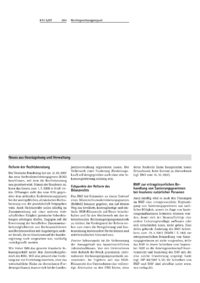 Dokument Neues aus Gesetzgebung und Verwaltung