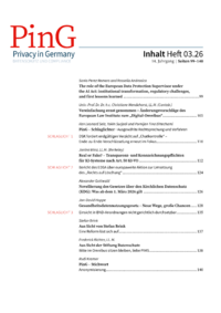 Dokument Inhalt / Impressum