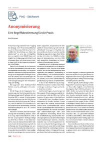 Dokument Anonymisierung
