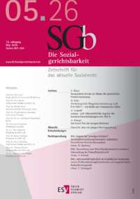 Dokument Die Sozialgerichtsbarkeit Ausgabe 05 2026
