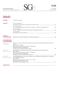 Dokument Inhaltsverzeichnis / Impressum