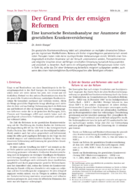 Dokument Der Grand Prix der emsigen Reformen