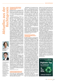 Dokument Aktuelles aus der Rechtspraxis