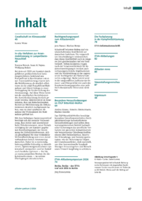 Dokument Inhaltsverzeichnis / Impressum