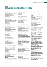 Dokument Veranstaltungsvorschau
