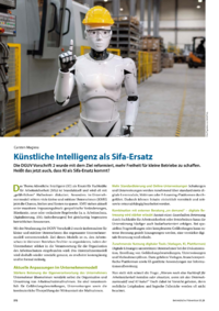 Dokument K&uuml;nstliche Intelligenz als Sifa-Ersatz
