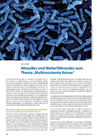Dokument Aktuelles und Weiterf&uuml;hrendes zum Thema &bdquo;Multiresistente Keime&ldquo;