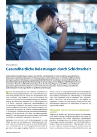 Dokument Gesundheitliche Belastungen durch Schichtarbeit