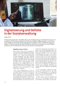 Dokument Digitalisierung und Defizite in der Sozialverwaltung