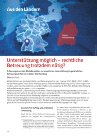 Dokument Unterst&uuml;tzung m&ouml;glich &ndash; rechtliche Betreuung trotzdem n&ouml;tig?