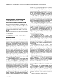 Dokument Mitbestimmung bei Benennung von Teilnehmern eines berufsbegleitenden Masterstudiengangs