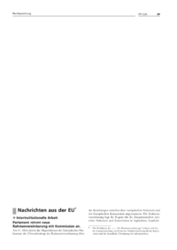 Dokument Nachrichten aus der EU