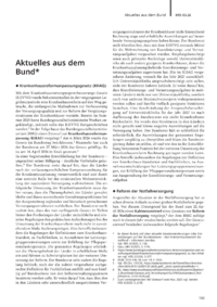 Dokument Aktuelles aus dem Bund