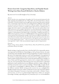 Dokument Drawn from Life: Categorical Specificity and Popular Sketch Writing from Mary Russell Mitford to Charles Dickens