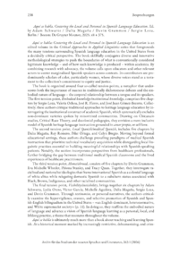 Dokument Adam Schwartz/Dalia Maga&ntilde;a/Devin Grammon/Sergio Loza (eds.):  Aqu&iacute; se habla. Centering the Local and Personal in Spanish Language Education 