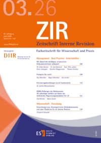 Dokument Zeitschrift Interne Revision Ausgabe 03 2026