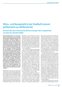 Dokument Mikro- und Nanoplastik in der Stadtluft stammt gr&ouml;&szlig;tenteils aus Reifenabrieb