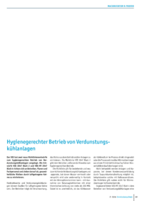 Dokument Hygienegerechter Betrieb von Verdunstungsk&uuml;hlanlagen