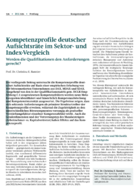 Dokument Kompetenzprofile deutscher Aufsichtsr&auml;te im Sektor- und Index-Vergleich