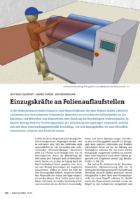 Dokument Einzugskr&auml;fte an Folienauflaufstellen