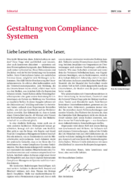 Dokument Gestaltung von Compliance-Systemen