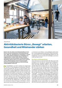 Dokument Aktivit&auml;tsbasierte B&uuml;ros: &bdquo;Bewegt&ldquo; arbeiten, Gesundheit und Miteinander st&auml;rken