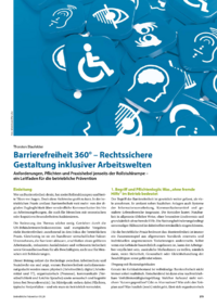 Dokument Barrierefreiheit 360&deg; &ndash; Rechtssichere Gestaltung inklusiver Arbeitswelten