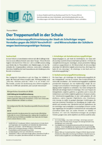Dokument Der Treppenunfall in der Schule