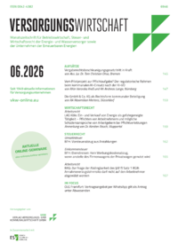 Dokument Zeitschrift Versorgungswirtschaft (VW) Ausgabe 06 2026